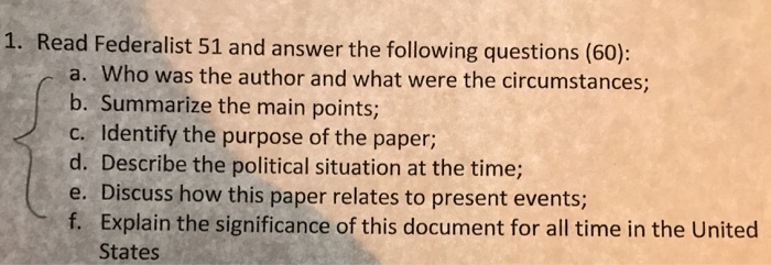 Federalist 78 questions and answers