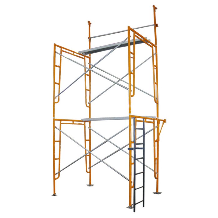 Frame scaffold dismantle scaffolding transport stability