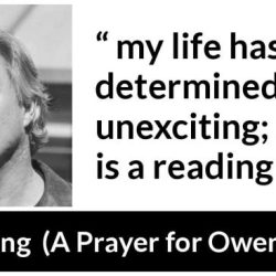 Prayer for owen meany quotes