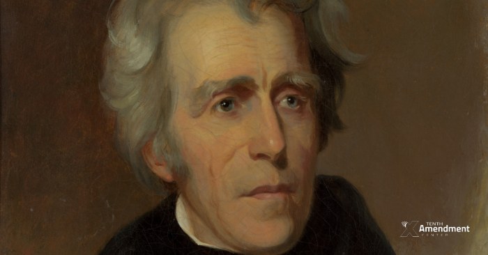 Andrew jackson terrifying president most man