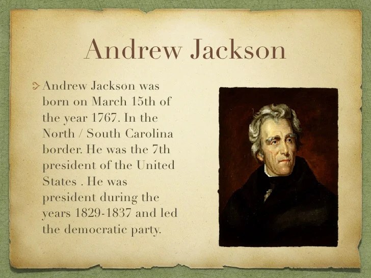 Bad thing andrew jackson did