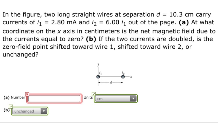 In the figure two long straight wires at separation d