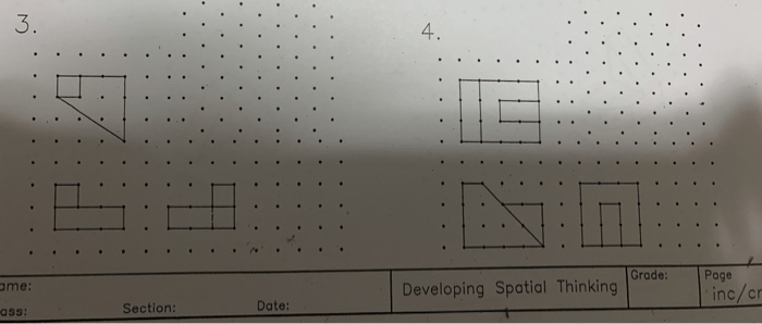 Sketching for developing spatial thinking workbook answers