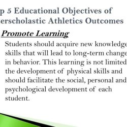 Athletics objectives interscholastic educational participant parent belgrade meeting fall information top ppt powerpoint presentation promote outcomes skills learning